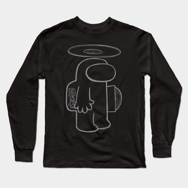 astronaut DJ in space Long Sleeve T-Shirt by duxpavlic